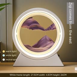 image-Quicksand Painting Hourglass Decoration Small Night Lamp Atmosphere Gift