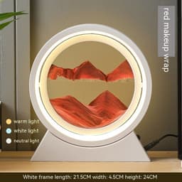 image-Quicksand Painting Hourglass Decoration Small Night Lamp Atmosphere Gift