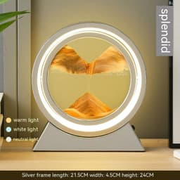 image-Quicksand Painting Hourglass Decoration Small Night Lamp Atmosphere Gift