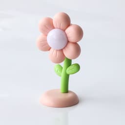 image-Creative Mini Magnetic Small Night Lamp Flowers Home Decor