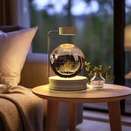 image-Crystal Ball Cosmic Dinosaur Indoor Night Light USB Power Warm Bedside Light Birthday Gift Night Lamp