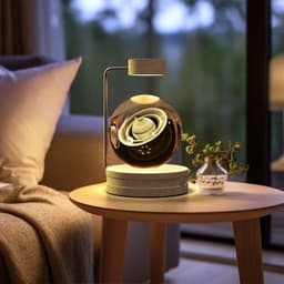 image-Crystal Ball Cosmic Dinosaur Indoor Night Light USB Power Warm Bedside Light Birthday Gift Night Lamp