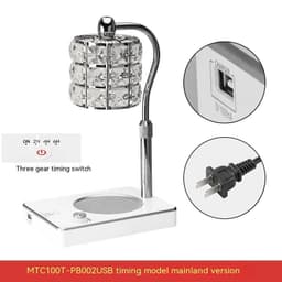 image-Korean-style Aromatherapy Wax Melting Lamp Adjustable Up And Down