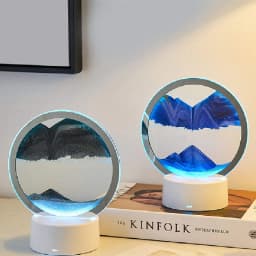 image-Creative Gift Quicksand Lamp Decorative Lamp