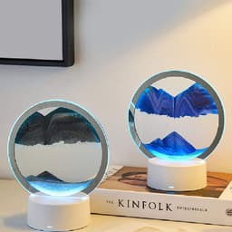 image-Creative Gift Quicksand Lamp Decorative Lamp