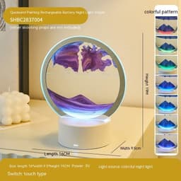 image-Creative Gift Quicksand Lamp Decorative Lamp