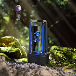 image-Creative 2 In 1 Audio Acrylic Crystal Lamp And Bluetooth Speaker Valentine's Day Gift Touch Night Lamp