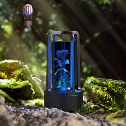 image-Creative 2 In 1 Audio Acrylic Crystal Lamp And Bluetooth Speaker Valentine's Day Gift Touch Night Lamp