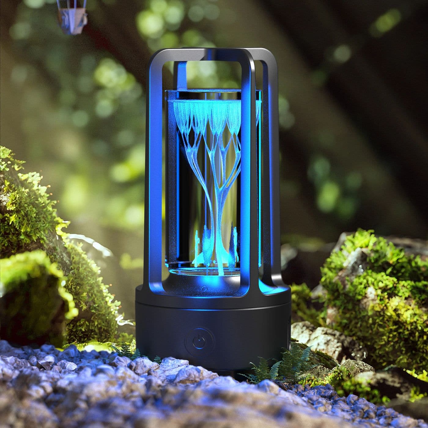 image-Creative 2 In 1 Audio Acrylic Crystal Lamp And Bluetooth Speaker Valentine's Day Gift Touch Night Lamp