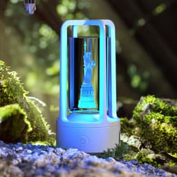 image-Creative 2 In 1 Audio Acrylic Crystal Lamp And Bluetooth Speaker Valentine's Day Gift Touch Night Lamp