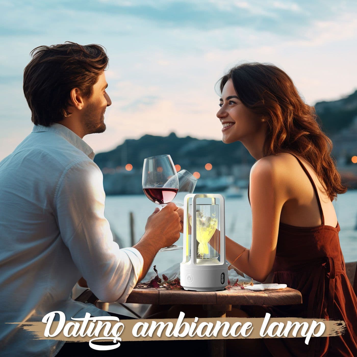 image-Creative 2 In 1 Audio Acrylic Crystal Lamp And Bluetooth Speaker Valentine's Day Gift Touch Night Lamp