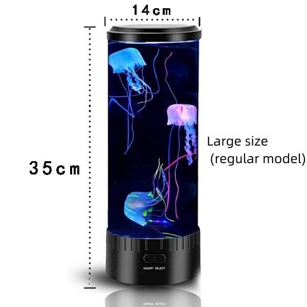 image-Jellyfish Lamp USB Colorful LED Color Changing Home Atmosphere Small Night Lamp