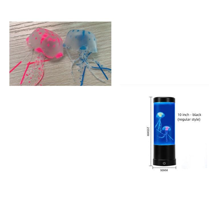 image-Jellyfish Lamp USB Colorful LED Color Changing Home Atmosphere Small Night Lamp
