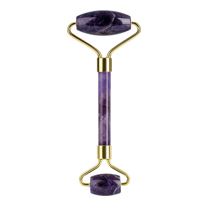 image-Amethyst Roller Single and Double-Headed Amethyst Roller Beauty Jade Massager