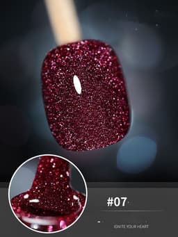 image-10ml Glitter Nail Gel Polish Primer UV Nail Gel Varnish