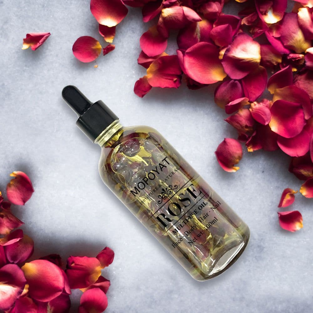 image-Rose Petal Essential Oil 100Ml Aromatherapy Essential Oil Moisturizing Moisturizing