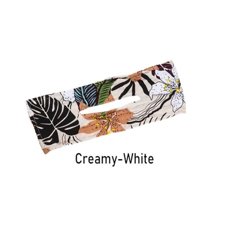 image-Printed Headband Hair Coiler French Vintage Bow