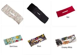 image-Printed Headband Hair Coiler French Vintage Bow