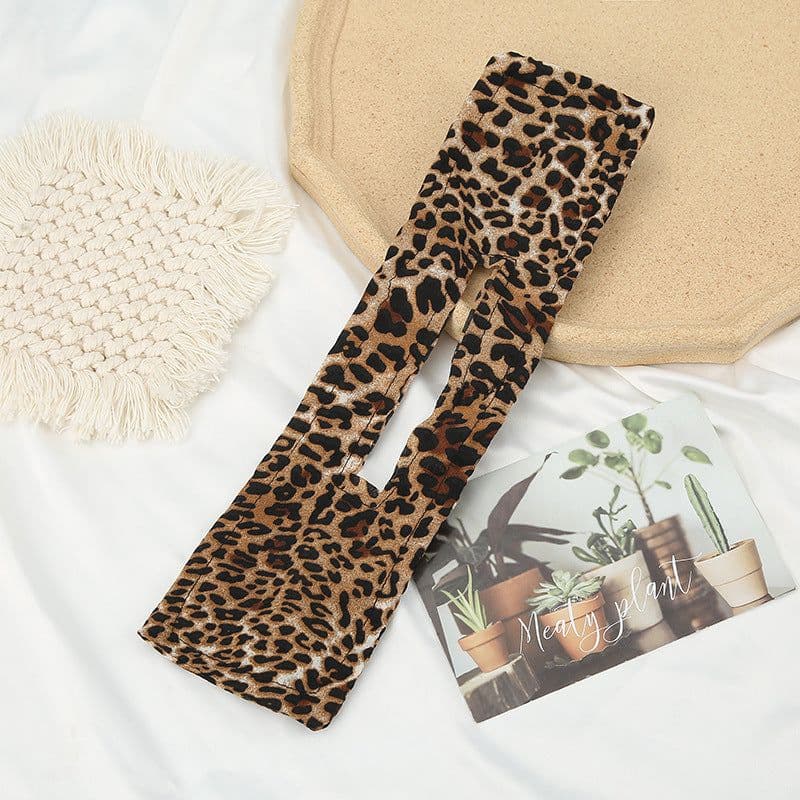 image-Printed Headband Hair Coiler French Vintage Bow