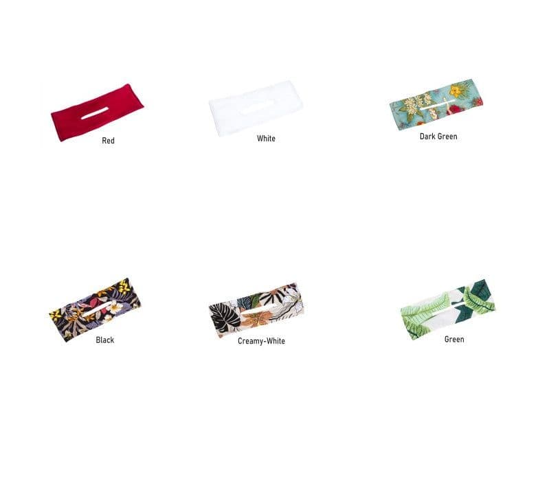 image-Printed Headband Hair Coiler French Vintage Bow