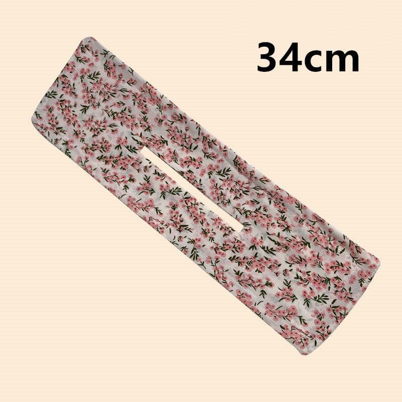 image-Printed Headband Hair Coiler French Vintage Bow
