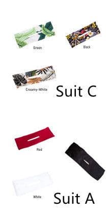 image-Printed Headband Hair Coiler French Vintage Bow