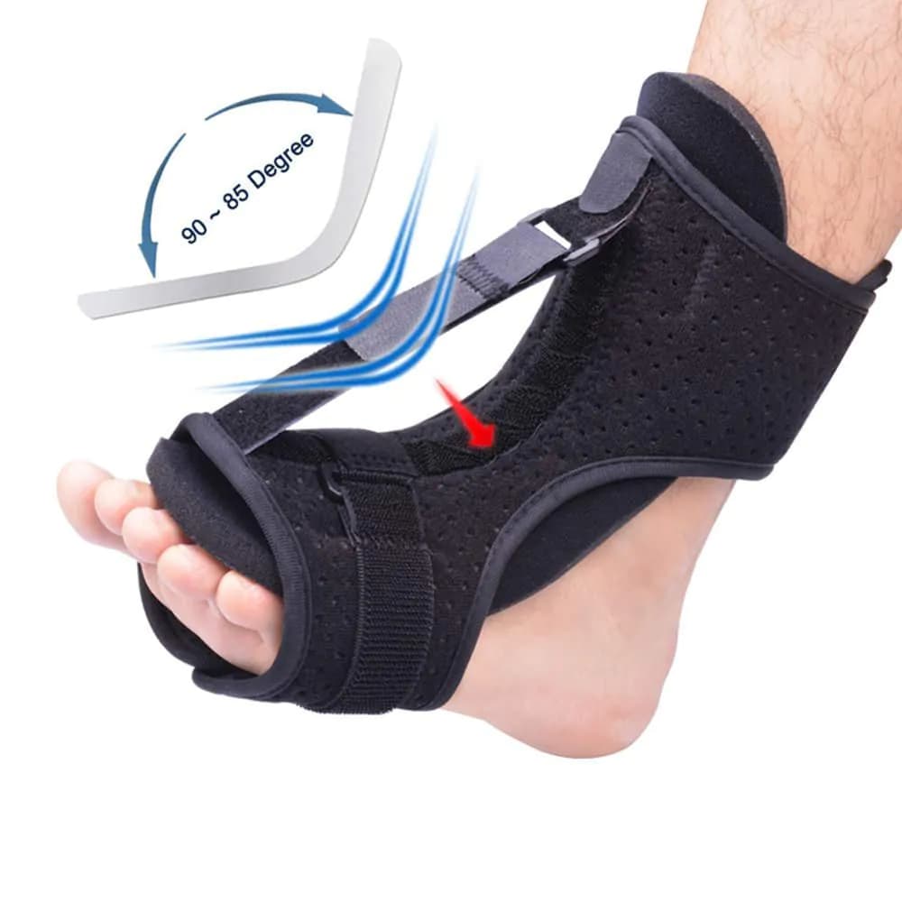 image-Plantar Fasciitis Dorsal Night Splint Foot Orthosis Stabilizer Adjustable Drop Foot Orthotic Brace Support Pain Relief Tool