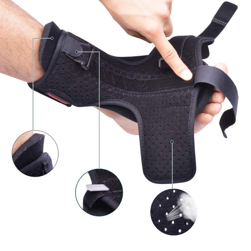 image-Plantar Fasciitis Dorsal Night Splint Foot Orthosis Stabilizer Adjustable Drop Foot Orthotic Brace Support Pain Relief Tool