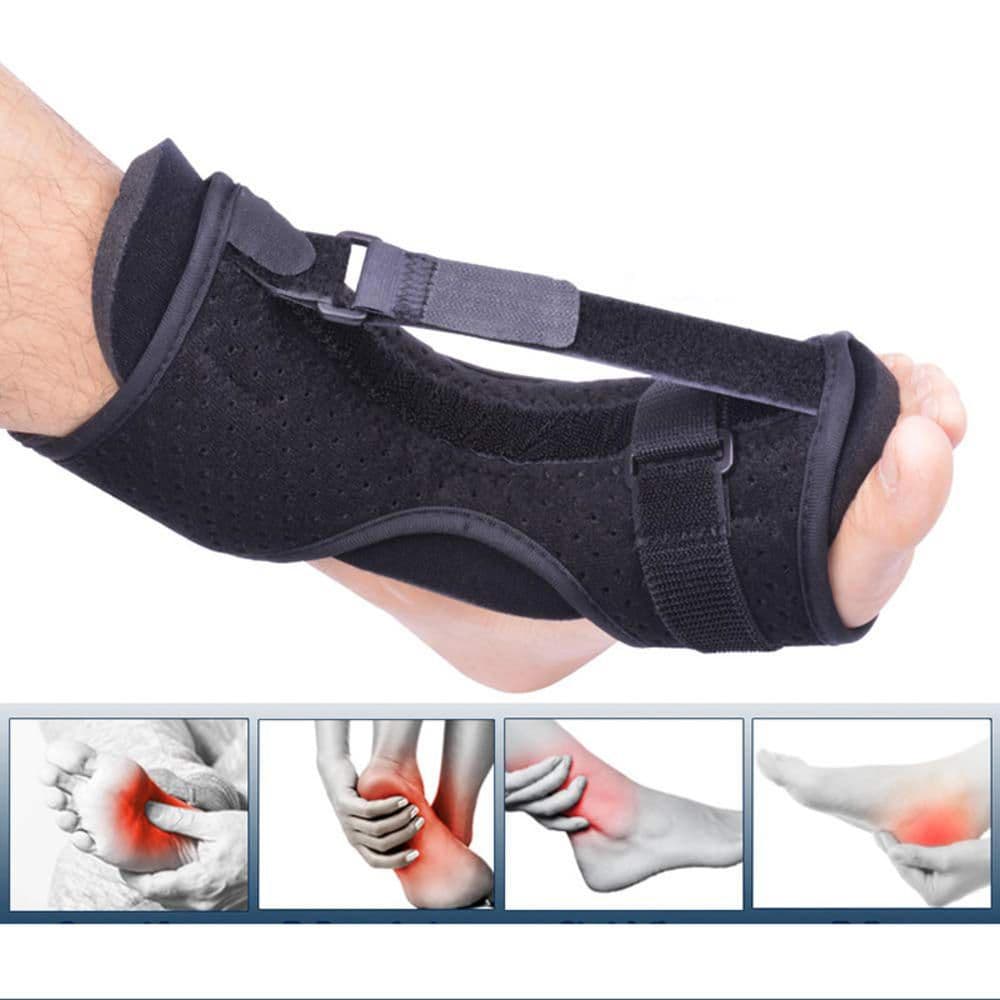 image-Plantar Fasciitis Dorsal Night Splint Foot Orthosis Stabilizer Adjustable Drop Foot Orthotic Brace Support Pain Relief Tool