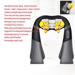 image-Deep Kneading Shiatsu Massager With Heat