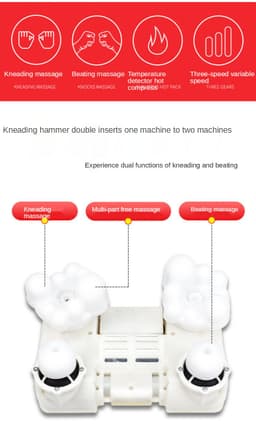 image-Deep Kneading Shiatsu Massager With Heat