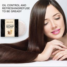 image-Water Soap Shampoo Soap Nourishes Frizz, Conditioner And Softens Hair