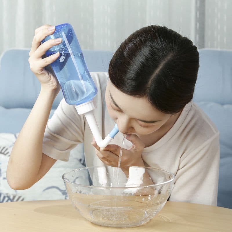 image-Household Nasal SprayerBaby Nasal WashSalt Water Infant And Child Nasal Wash Care