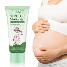 image-Stretch Mark Repair Cream Smooth Tender Enhance Skin Elastictiy Acne Repair 60ml Anti-Aging Cream Pregnancy Scars