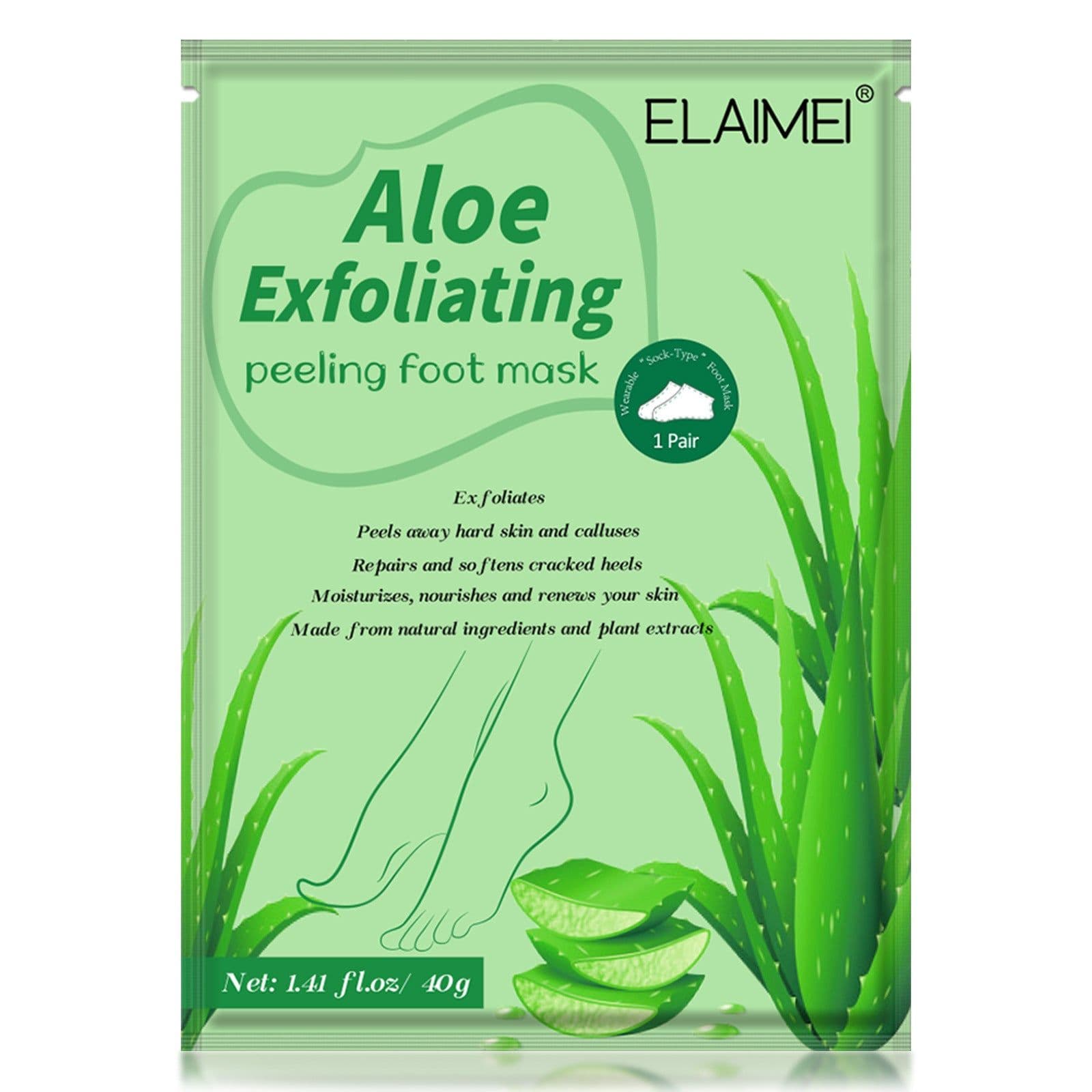 image-Exfoliating Foot Mask Feet Cream For Dead Skin Removal Foot Care Tool Removing Dead Skin Foot Peeling Whitening Foot