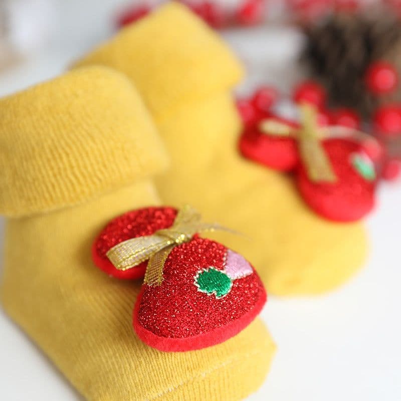 image-Autumn And Winter Terry Thickened Glued Non-slip Baby Floor Socks