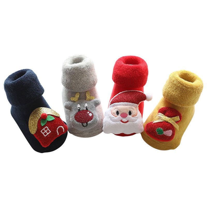 image-Autumn And Winter Terry Thickened Glued Non-slip Baby Floor Socks