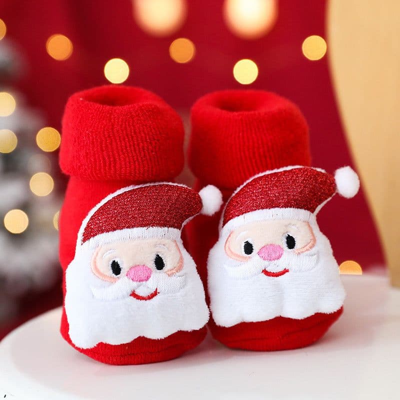 image-Autumn And Winter Terry Thickened Glued Non-slip Baby Floor Socks