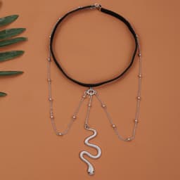 image-Bohemian Boho Gold Color Metal Beaded Chain Thigh Chain For Women Big Snake Pendants Leg Chain Body Jewelry Beach Style Gift