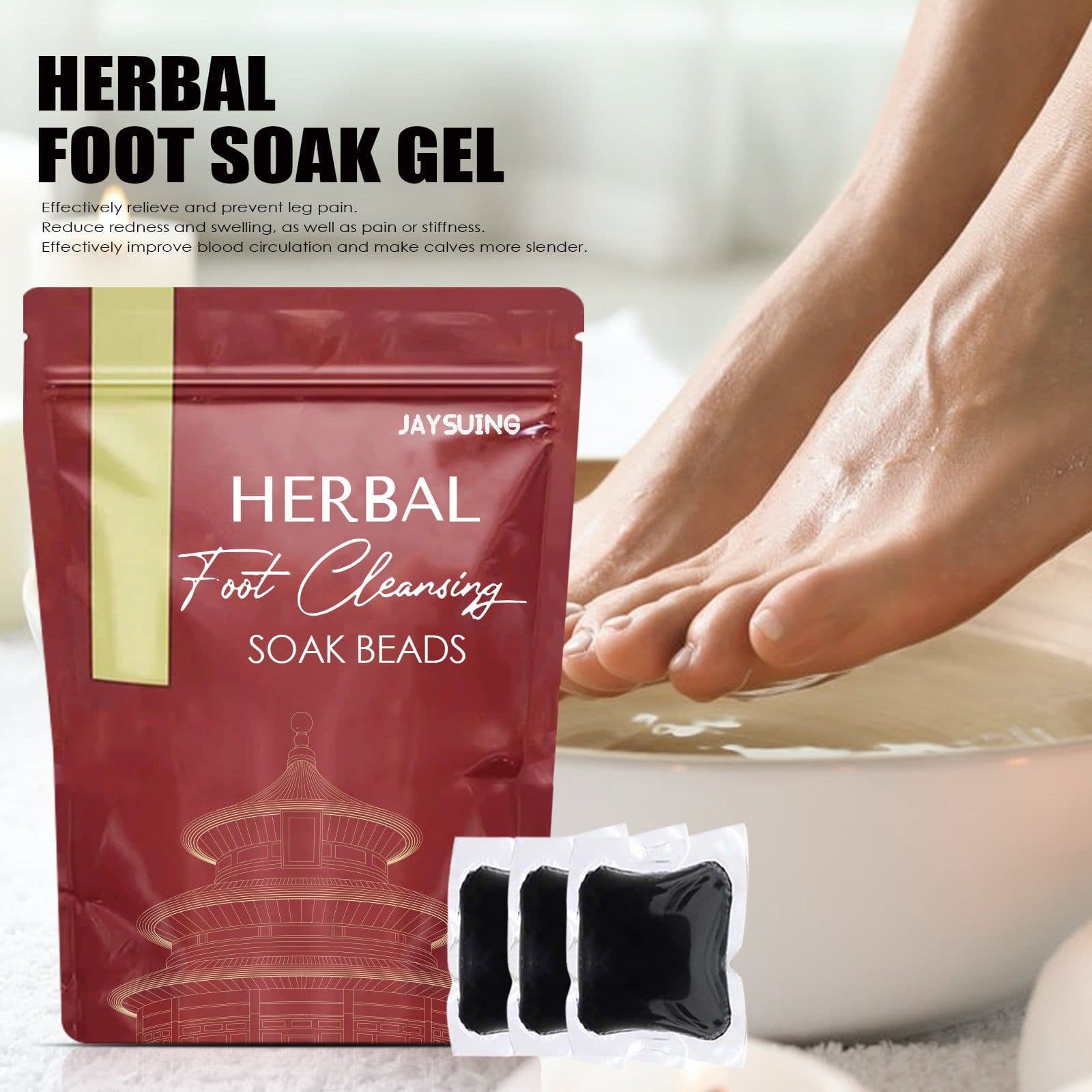 image-Herbs To Ward Off Cold And Dampness Relieve Fatigue Foot Soaking Beads
