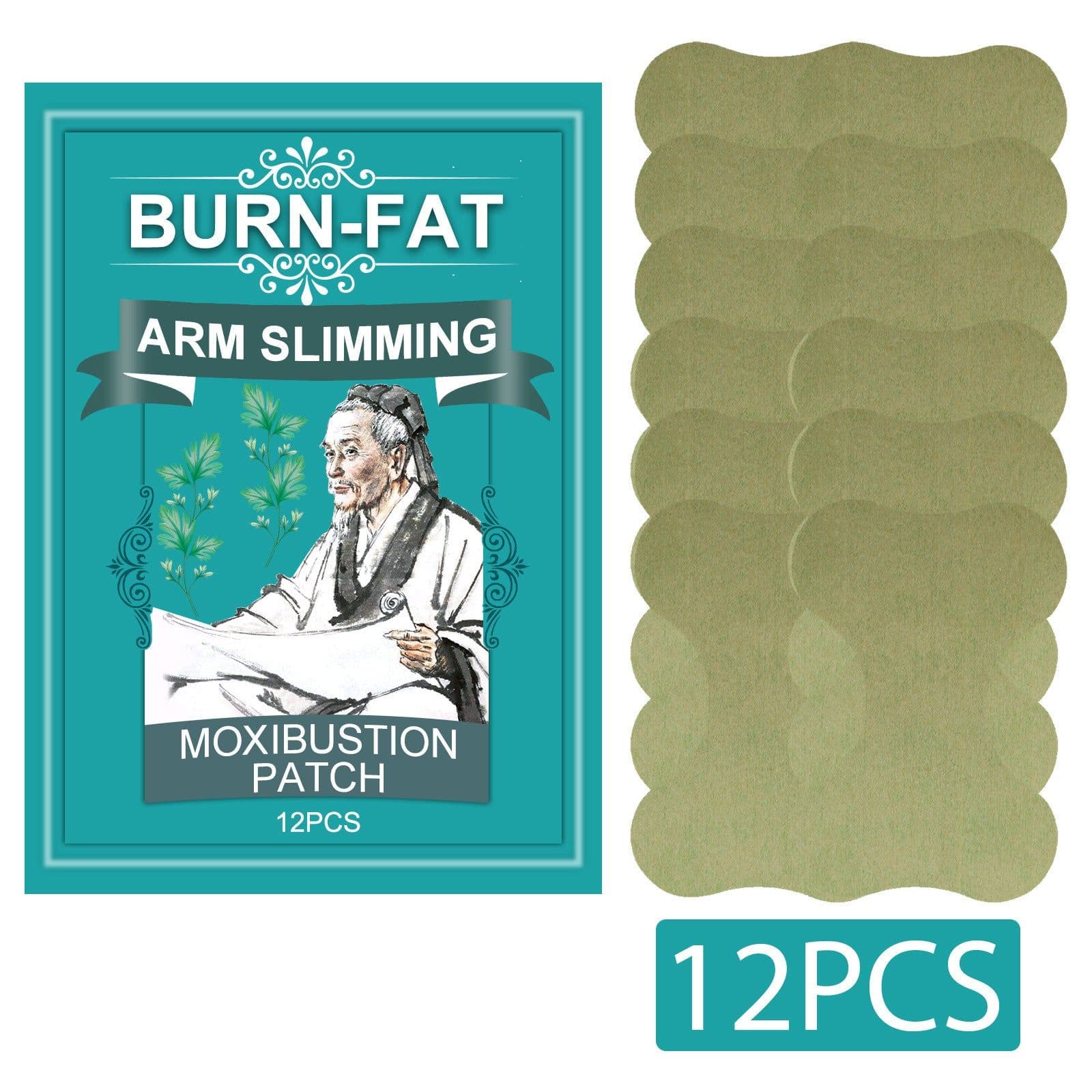 image-Thin Arm Patch Weight Loss Stickers Cellulite Removal Fat Burning Slimming Body Massage Shaping Care Herbal Plaster