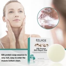 image-Skin Repair & Cleansing Silk Protein Mask Soap