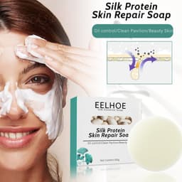 image-Skin Repair & Cleansing Silk Protein Mask Soap