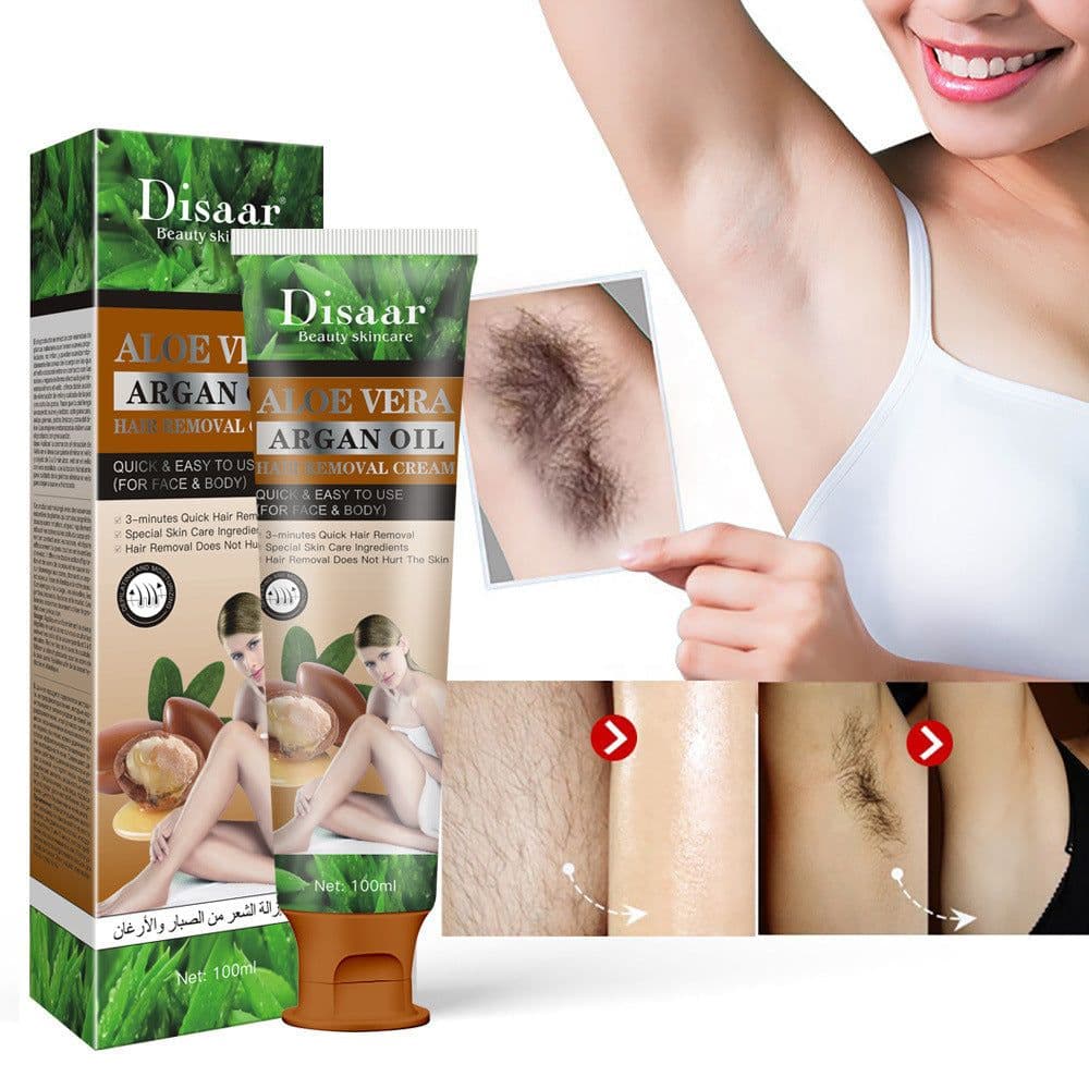image-Gentle Hair Removal Cream For Underarms, Thighs And Arms