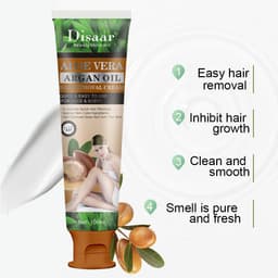 image-Gentle Hair Removal Cream For Underarms, Thighs And Arms