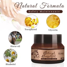 image-Horse Oil Foot Repair Cream For Dry And Peeling Feet