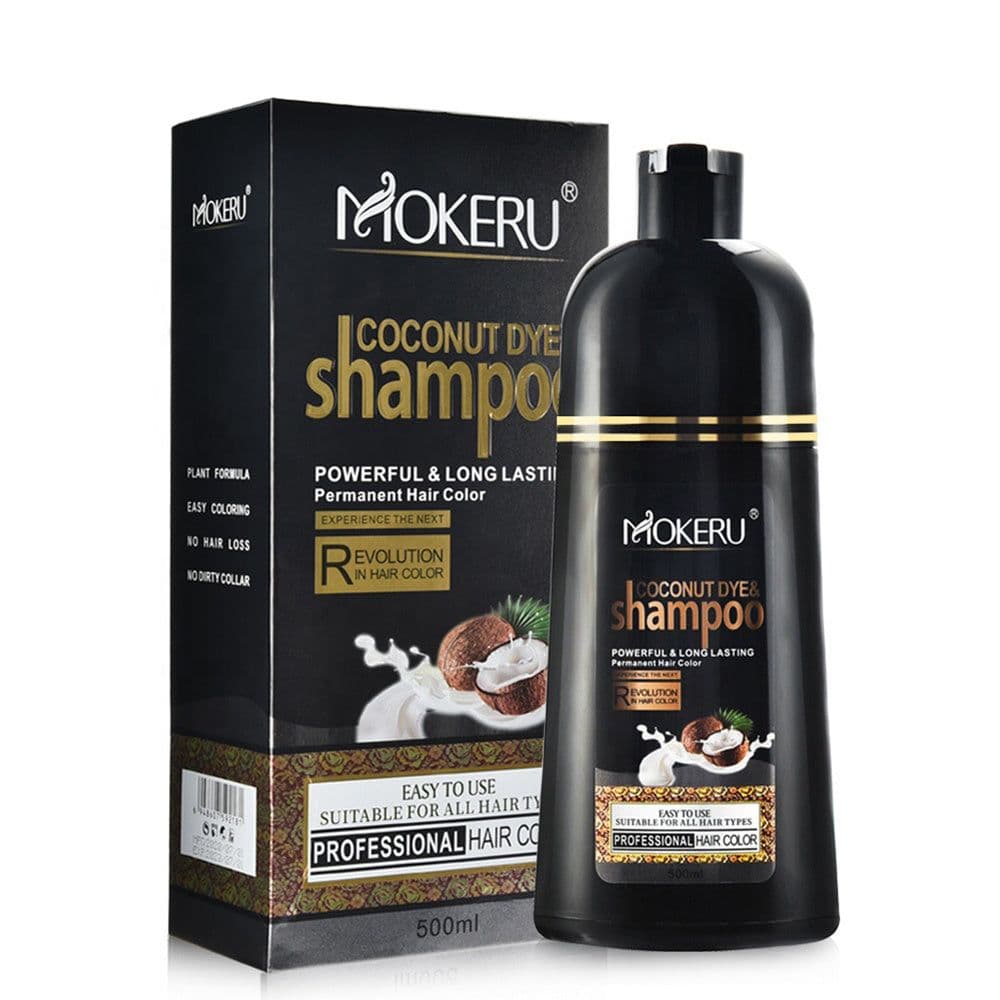image-Black Coconut Oil Hair Dye Cover Up