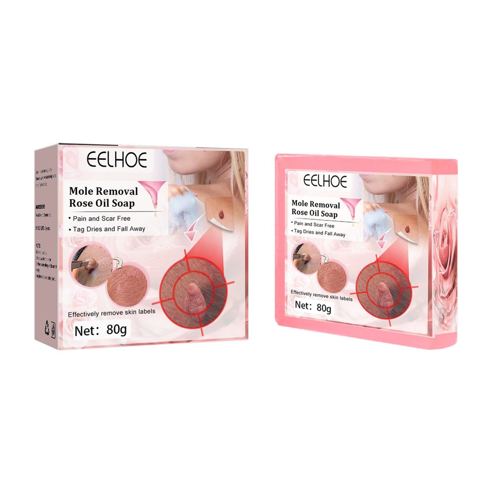image-Cure Warts Remove Moles Face And Neck Filamentous Warts Body Cleaning Soap