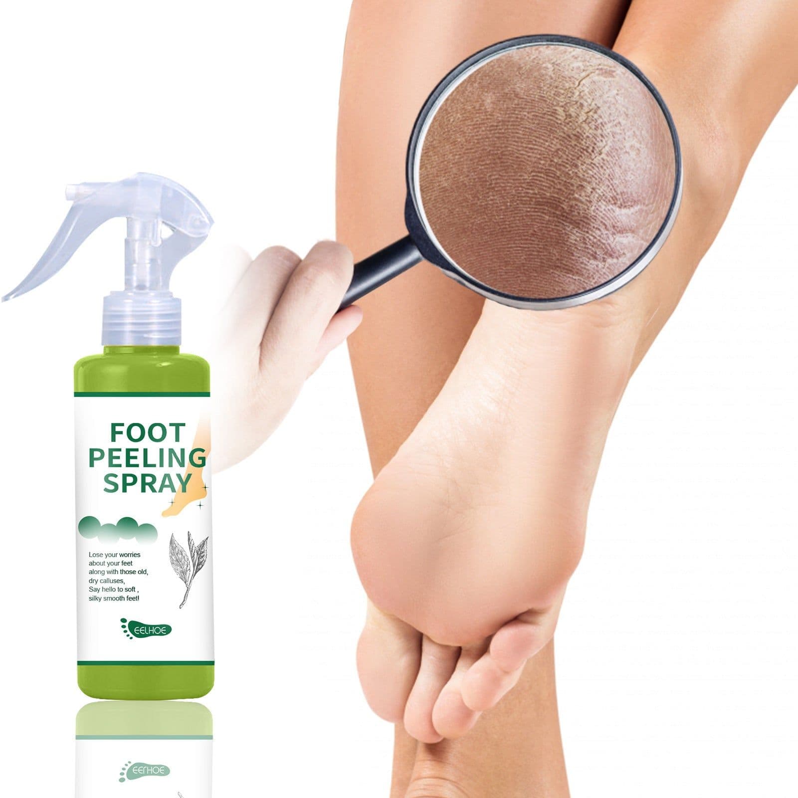 image-Exfoliate Feet Remove Dead Skin And Calluses Heel Elbow And Knee Care Spray