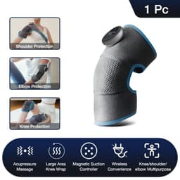 image-Heating Knee Electric Shoulder Vibrating Massage Pad For Physiotherapy Leg Arthritis Elbow Joint Pain Relief Therapy